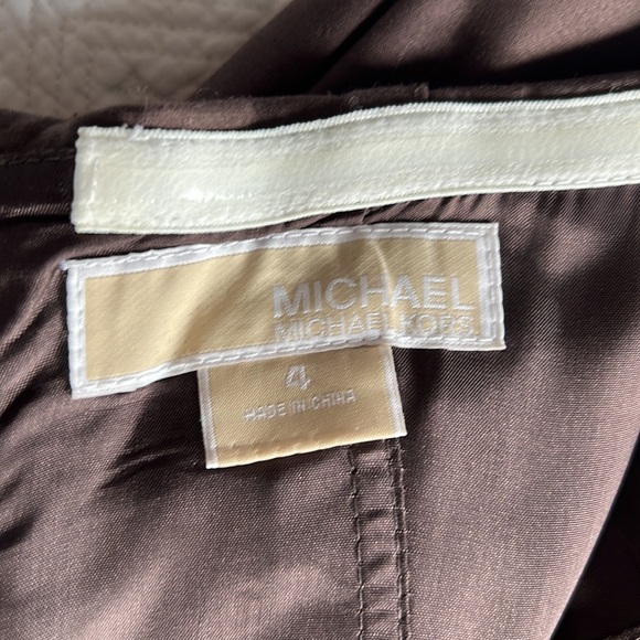 Strapless brown Michael Kors dress - Picture 5 of 6